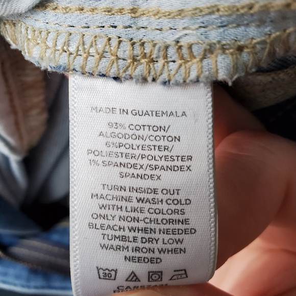 LOFT Kick Crop Flare Ankle Jeans Size 32 / 14 - Picture 10 of 16